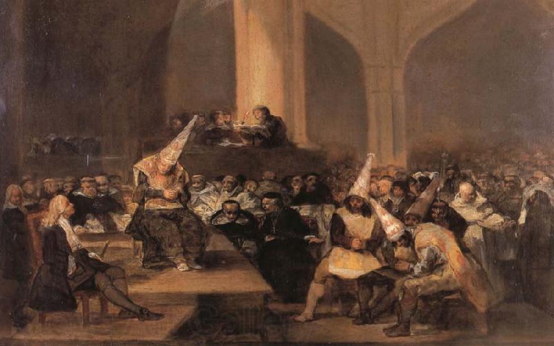 Francisco Goya Inquisition Scene